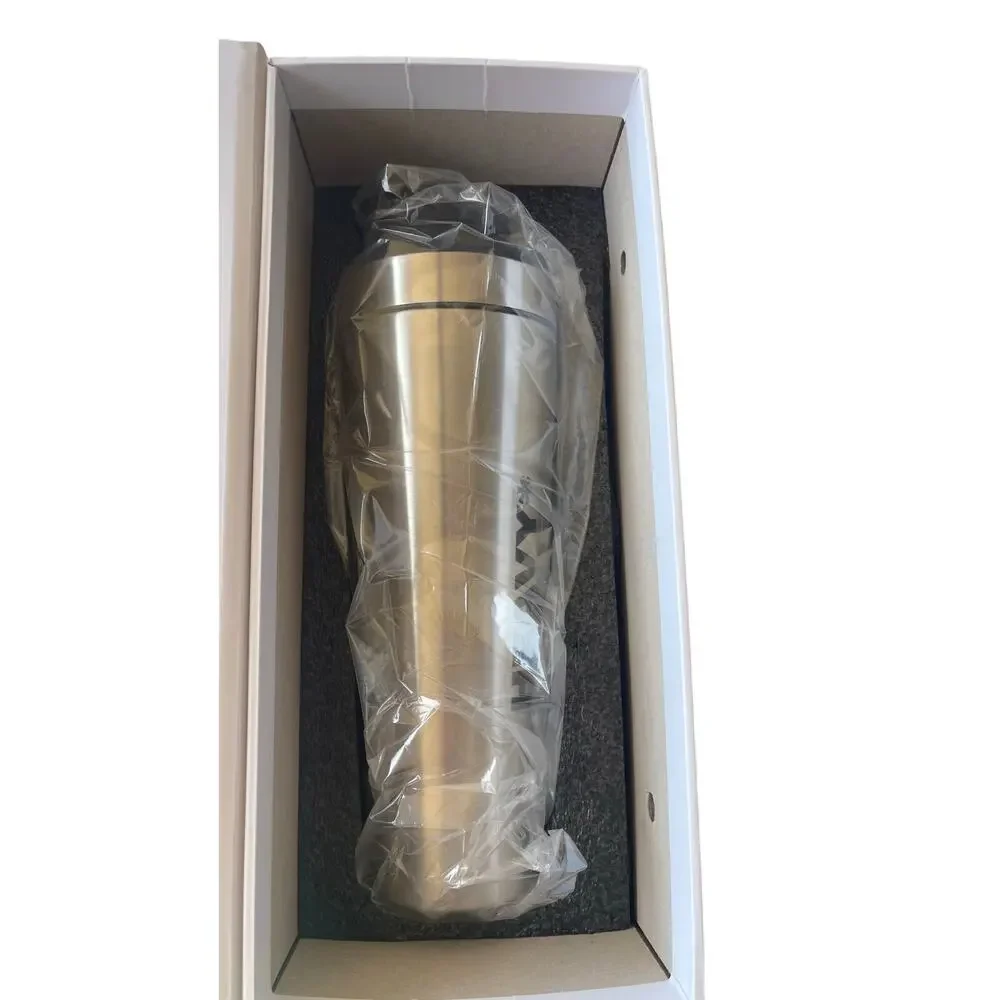 5lb HEAVY Silver Workout Drink Shaker